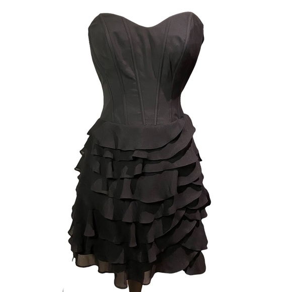 Karen Millen Dresses & Skirts - Karen Miller Black Ruffled Dress Size Medium